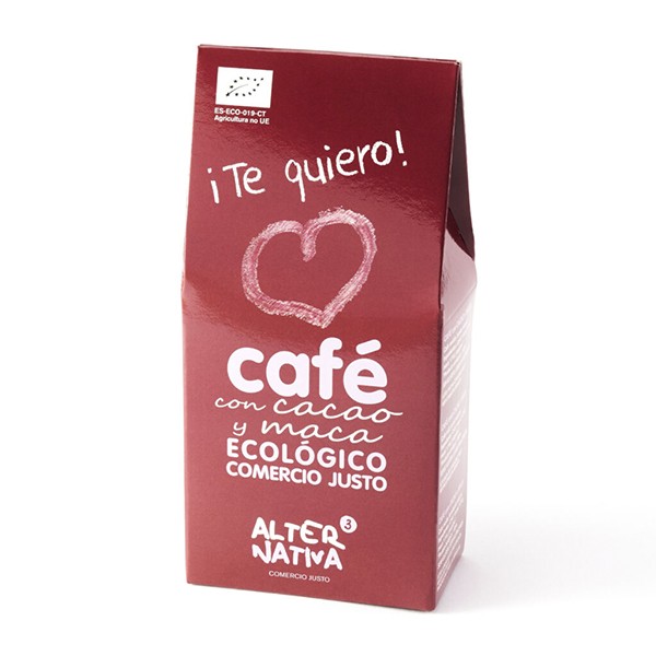 Café molido con cacao y maca ¡Te quiero! Bio 125 gr
