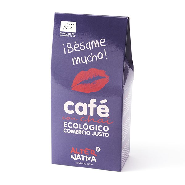 Café molido con Chai Bio ¡Bésame mucho! 125 gr