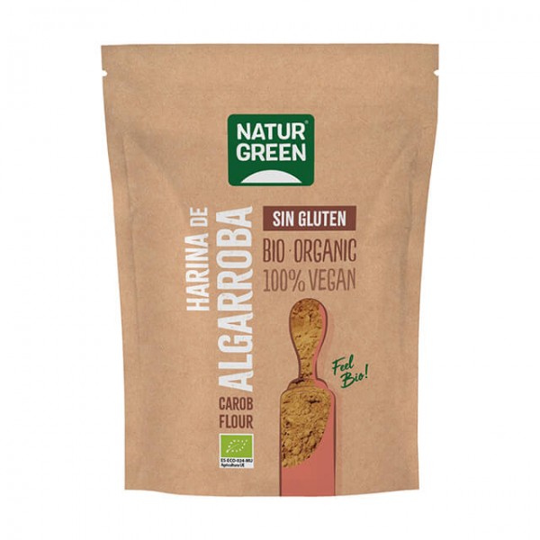 Harina de algarroba bio sin gluten 500gr