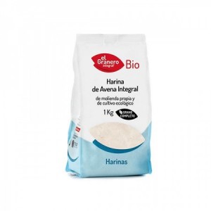 Harina de avena integral bio 1kg