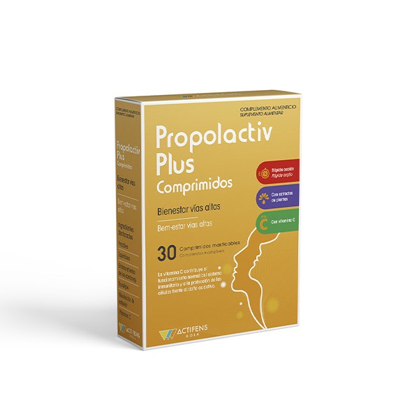 Propolactiv Plus 30 comprimidos masticables