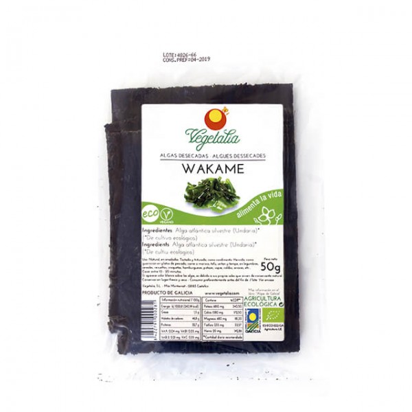 Alga Wakame Bio 50gr