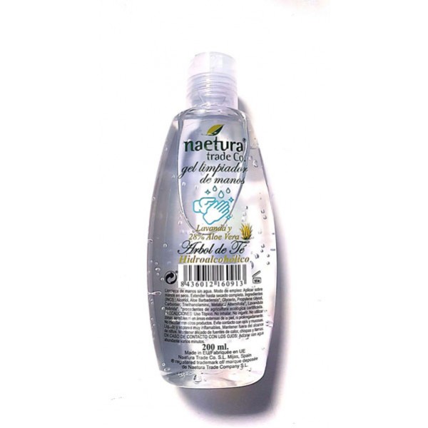 Gel limpiador de manos con Lavanda y Aloe 200 ml