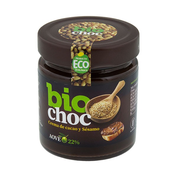 Biochoc crema de cacao y sésamo 200gr