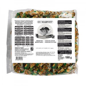 Caramelos de propóleo miel mentol y eucalipto 1kg.