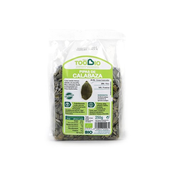 Semilla calabaza bio 250 grs.