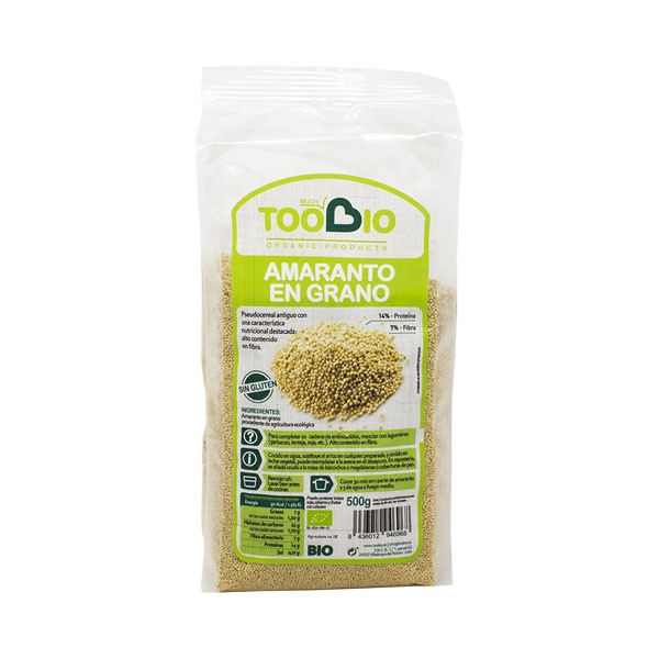 Amaranto en grano bio 500 gr.