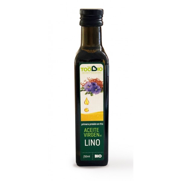 Aceite de lino bio 250 ml.