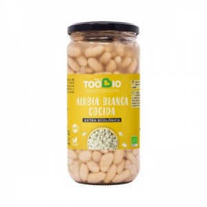 Alubia blanca cocida extra ecológica 600 g