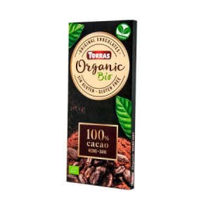 Chocolate negro 100% bio 100gr