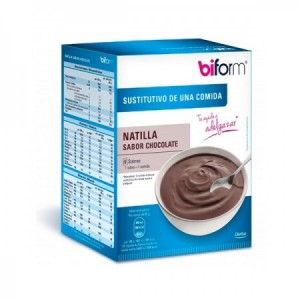 Natillas hipocalóricas sabor chocolate