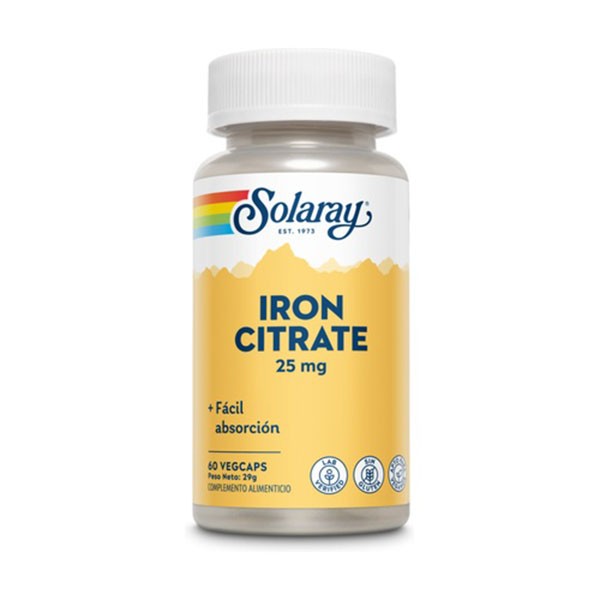 IRON CITRATE 25 Mg. - 60 Caps.