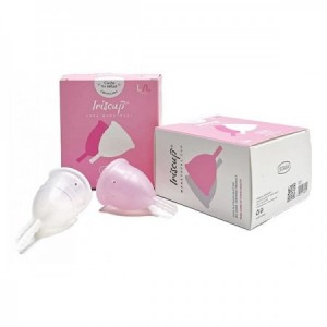 Pack doble 2 copas menstruales Iriscup Talla L