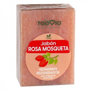 Jabón artesanal de rosa mosqueta 100gr