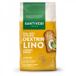Pan dextrín con semillas de lino
