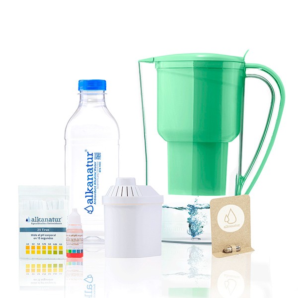 Jarra alcalina ionizada de agua
