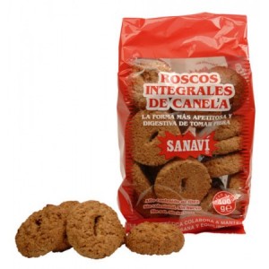 Roscos integrales de canela 400g