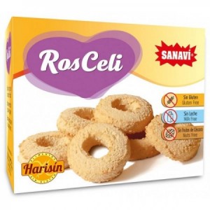 HARISIN ROSCELI ROSCOS DE NATA SIN GLUTEN 150 gr.