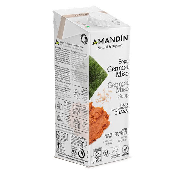 Caldo de miso bio 1L.