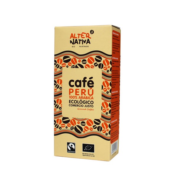 Café de Perú y Tanzania Molido 250 gr 