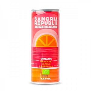 Sangría vegana ecológica con naranja y canela bio 25cl