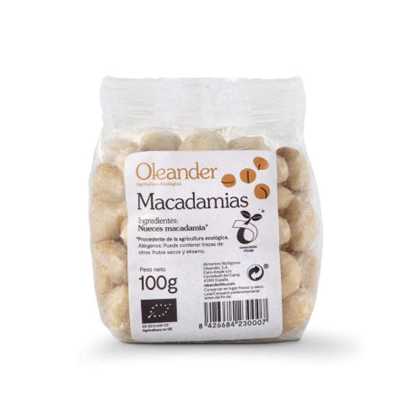 Nueces de Macadamia bio 100gr