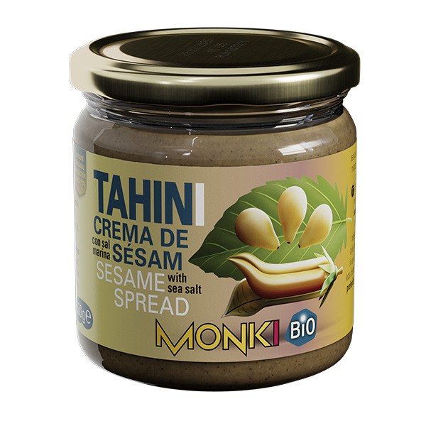 Tahin crema de sésamo con sal Bio 330gr.