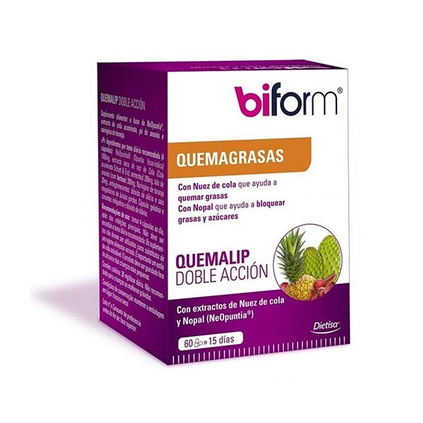 Quemalimp doble acción 60 cápsulas