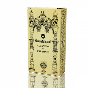 Incienso alcanfor y carbones