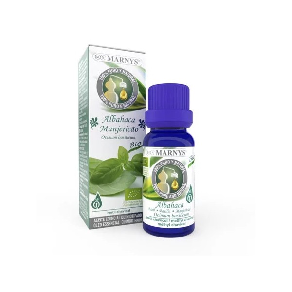 Aceite esencial de albahaca bio 15ml
