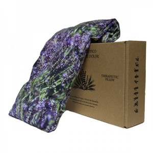 Cojín terapéutico de semillas y flores de lavanda - Lavanda