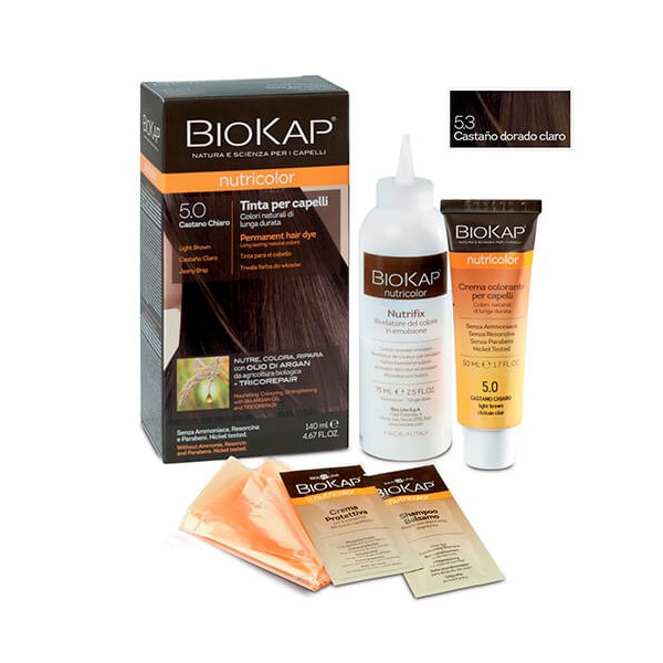 Tinte Nutricolor Classic 5.3 Castaño Claro Dorado 140 ml.