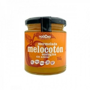 Mermelada extra de melocotón sin azúcar bio 250gr