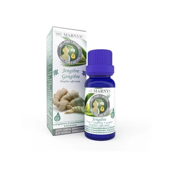 Aceite esencial de jengibre 15 ml.