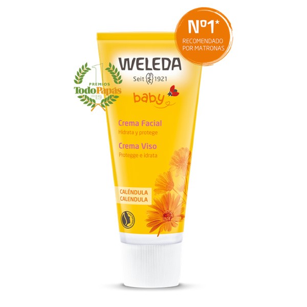 CREMA FACIAL DE CALÉNDULA PARA BEBÉ 50 Ml.