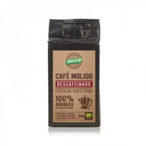 Café descafeinado molido 100% arábica 250g