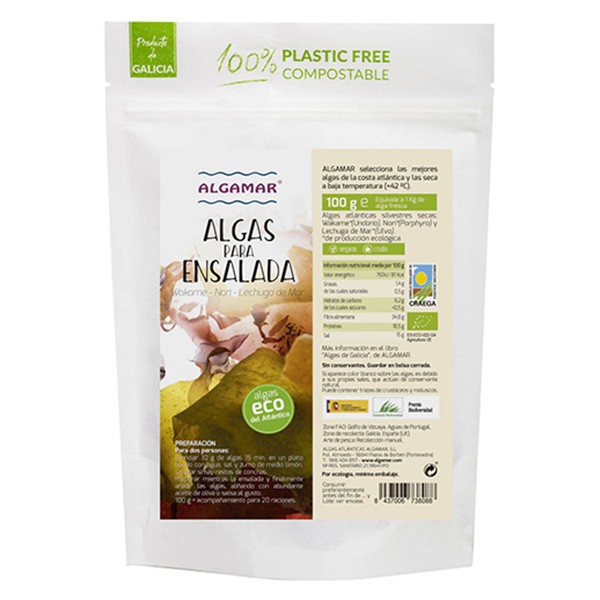 Mezcla de algas para ensalada 100g. bio