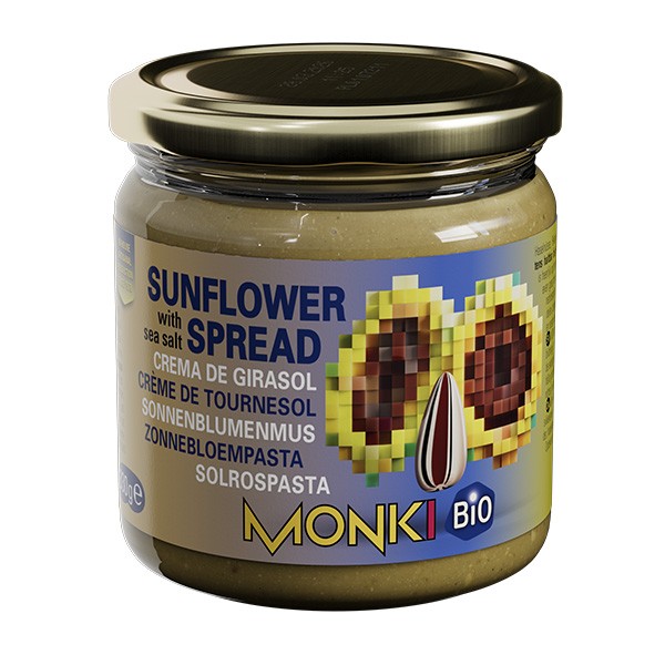 Crema de pipas de girasol con sal Bio 330grs.