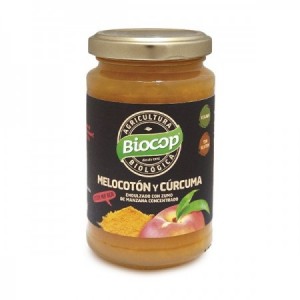 Compota de melocotón con cúrcuma bio 280gr