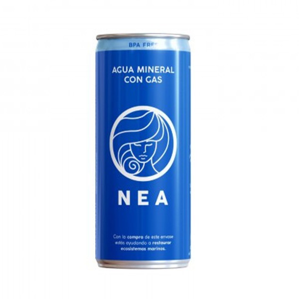 Agua mineral natural con gas 300cl