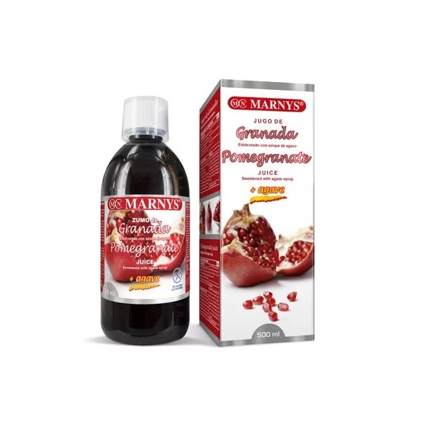 Zumo de granada con agave 500 ml.