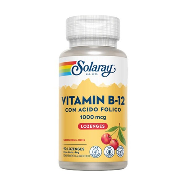 VITAMINA B12 + ACIDO FOLICO 1000 Mcg.- 90 Cap. Subling.
