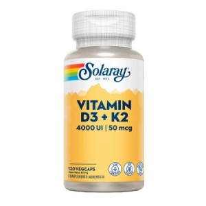 Vitamina D3+K2 120 cápsulas veganas