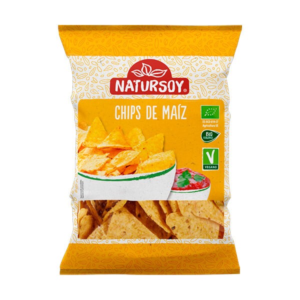 Chips de maíz bio 125gr
