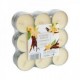 Pack 18 velas lamparilla aroma a Vainilla