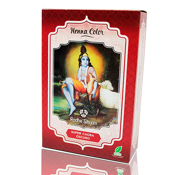 Henna en polvo super caoba oscuro