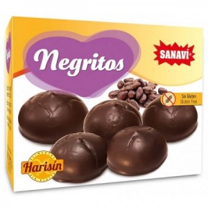 HARISIN NEGRITOS SIN GLUTEN 150 gr.