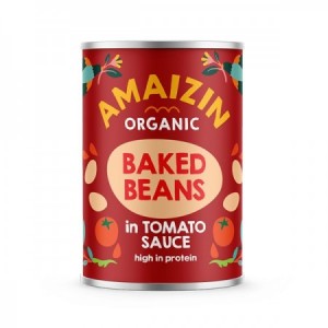 Alubias blancas cocidas (baked beans) 400 gr. bio