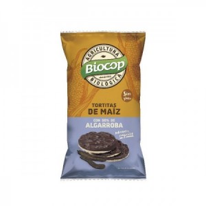 Tortita de maíz y algarroba 100g