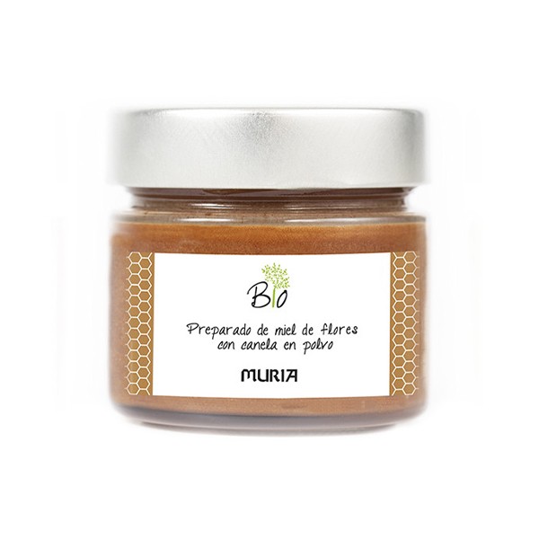 Miel de mil flores con canela y acerola Bio 250gr